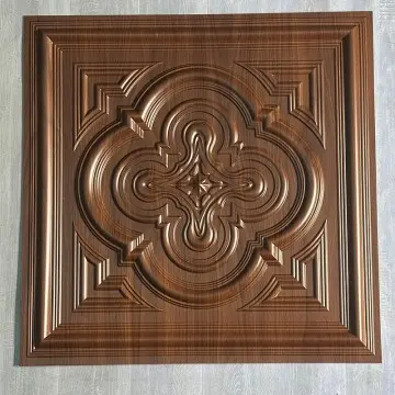 Zejing Interior Cladding Pvc Wall Panel 3d Ceiling Lightweight Waterproof Wooden Grain Board Home Decor