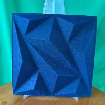 3D Design Polyester Fiber Acoustic Panel Easy Install Eco-Friendly Wall Board