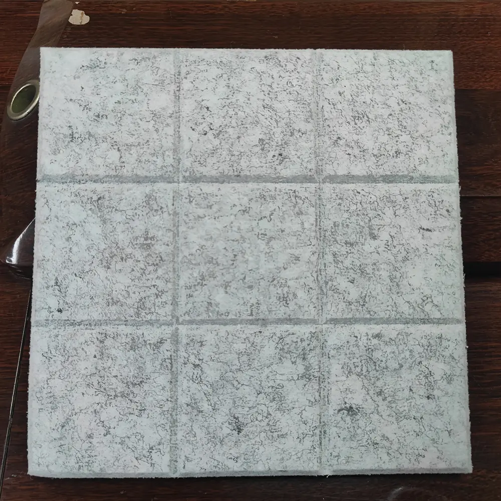 Pet 3d Design Acoustic Felt Wall Panels Eco-friendly Environmental Sound Proof Wall Panels Used on Wall or Ceilings  吸音板压模款19.jpg