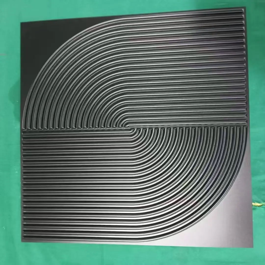 Zejing 50*50 cm Size Gold PVC 3D Wall Panels Modern Design for Indoor and Outdoor for Home Gym or Warehouse Customizable Multiple Sizes  D186黑色.jpg