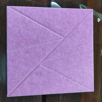 Middle Density Fiber Pet Acoustic Wall Panel Sound Absorption Wall Panel for Bedroom Hotel Apartment-Fireproof Soundproof Wall Paneling for Interior