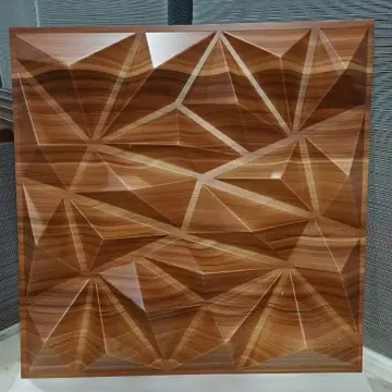 Waterproof 50*50 cm Pvc 3d Wall Panel Ceiling for indoors Decoration