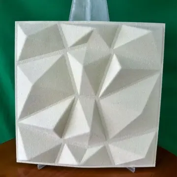 Sound Dampening Formed 3D PET Felt Acoustic Wall Panels Molded 3D Polyester Fiber Acoustic Ceiling Tiles