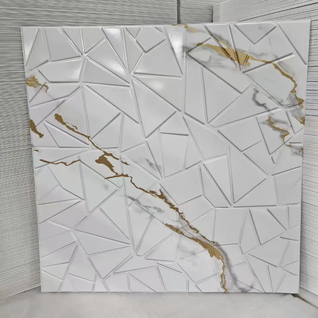 Zejing Customizable Multiple Sizes PVC 3D Wall Panels Modern Design for Indoor and Outdoor for Home Gym or Warehouse Luxury Hotel 3D Wall   D103大理石纹.jpg