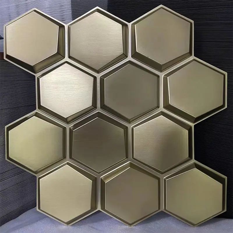 TD038-gold- 3d wall panels