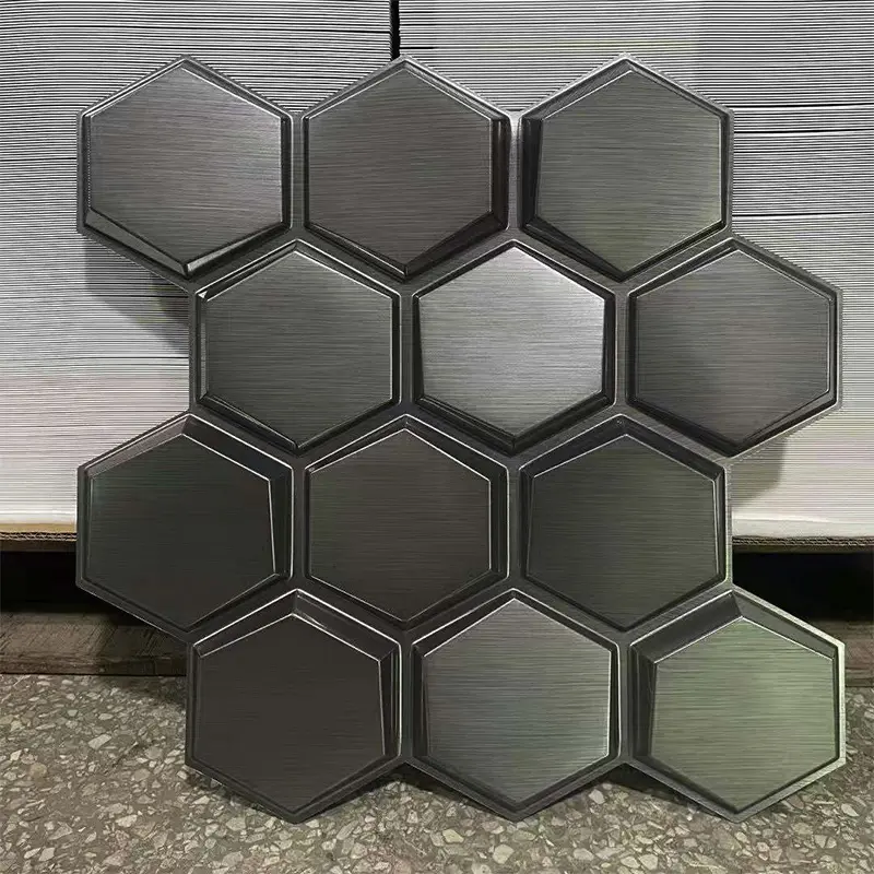 TD038-Silver pvc 3d wall panel (1)