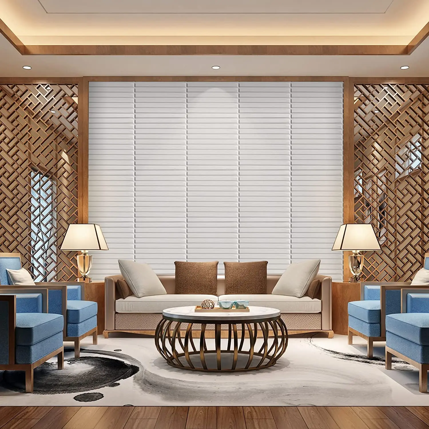 Hot Selling Design Textured 3D PVC PVC Wall Panels1 (2)