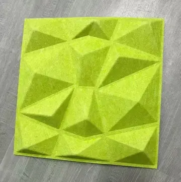 Eco-friendly30*30/50*50 cm Pet Polyester Fiber Acoustic Panel Modern 3D Design for Hotel Concert Hall Hall Sound Absorption