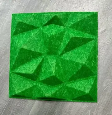 New Model 3D Polyester Fiber Acoustic Wall Panel Eco Friendly for Hotel Karaoke Screen and Wall Application