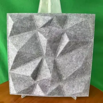 3D Art Recycled Eco Friendly Pet Felt 3d Acoustic Wall Panels for Stylish Interior Design