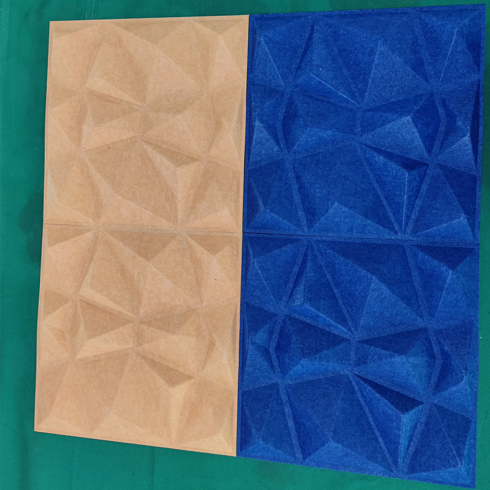 Eco Friendly 3d Wall Decor Panel Sound Dampening PET Felt Acoustic Wall Panels  10.jpg