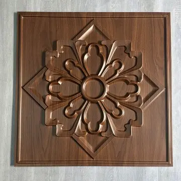 Zejing 24" X 24" PVC 3D Wall Panel Ceiling Tiles Home Decor Ceiling Decor Geometry Pattern Waterproof Bedroom