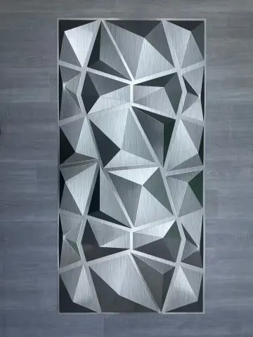 Zejing 600*1200 mm Eco-Friendly PVC Waterproof and Moisture-Proof 3D Wall Panels for Three-Dimensional TV Background  Indoor Decoration High-quality