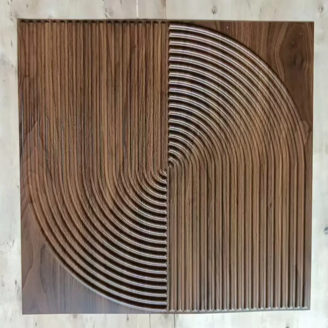 Zejing 50*50 cm Size Gold PVC 3D Wall Panels Modern Design for Indoor and Outdoor for Home Gym or Warehouse Customizable Multiple Sizes  D186深木纹.jpg