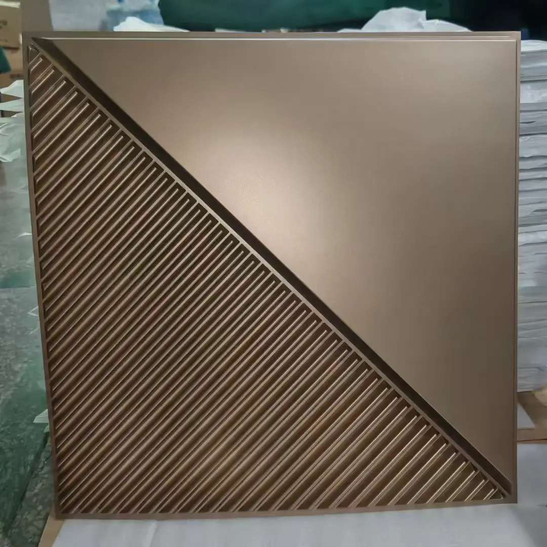 Zejing Gold 3D Waterproof Pvc Cladding Wall Panels Wall Decor Panels 50 cm 1mm Thickness  Building Materials for House Construction D179香槟金.jpg