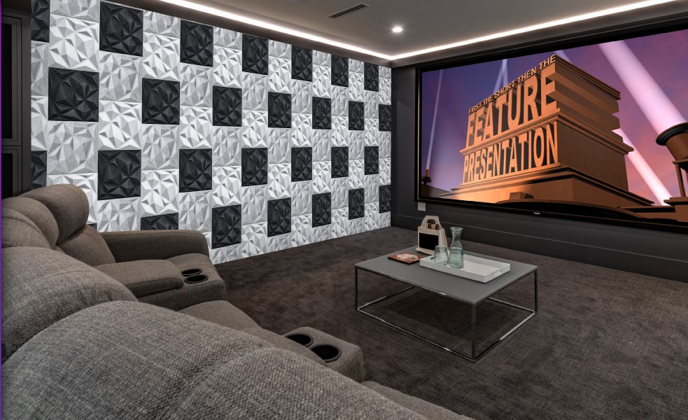 3D Polyester Fiber Acoustic Panels