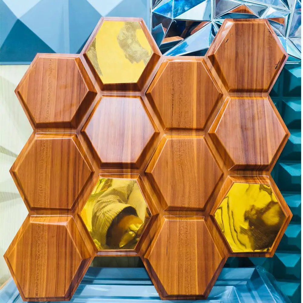 Transform Your Walls into 3D Art – 500x500mm PVC Mirror Panels | DIY Magic for Every Space