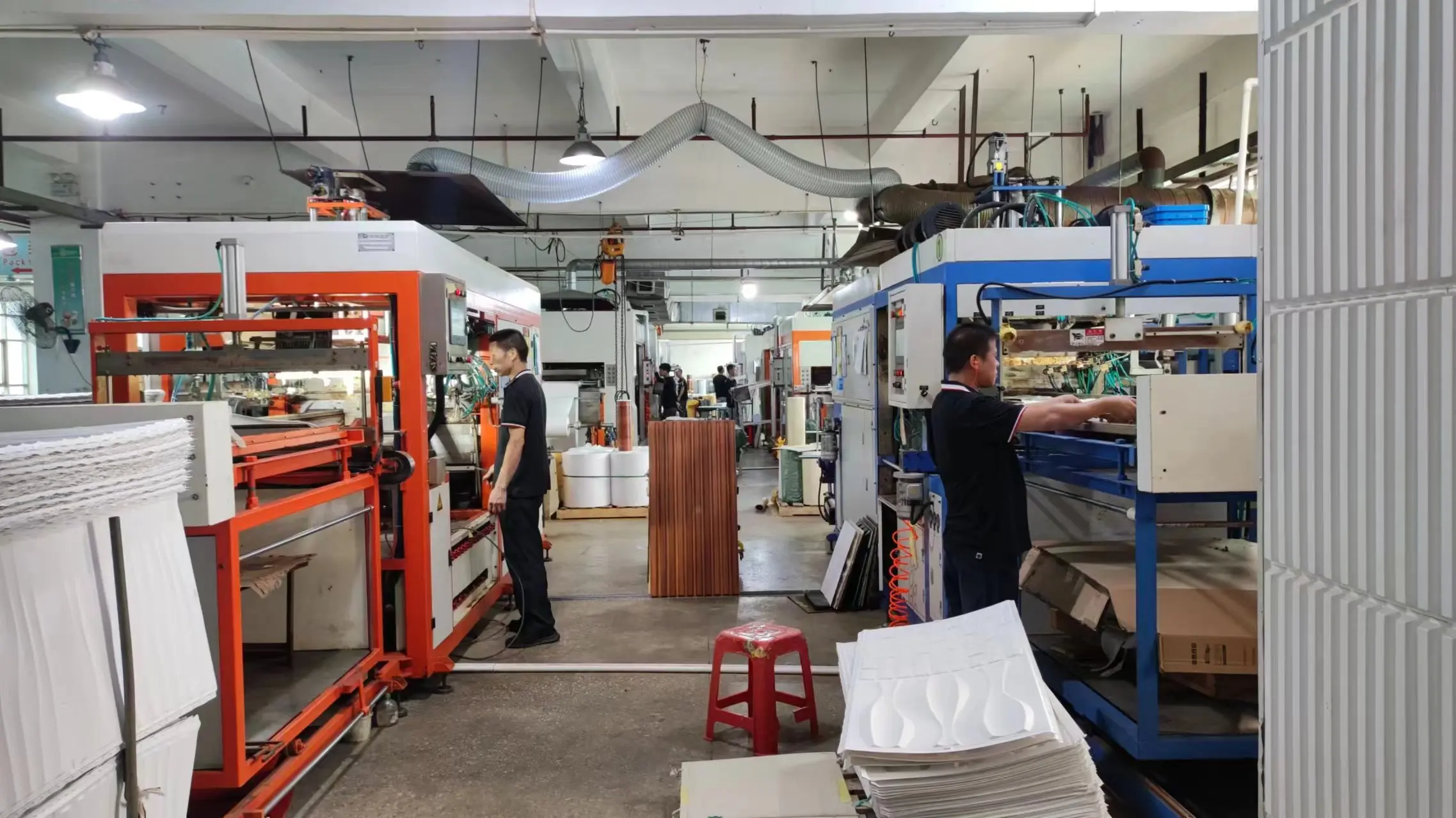 pvc 3d wall panel 生产图