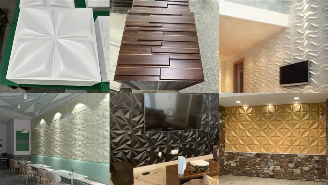 pvc 3d wall panel 1